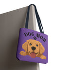 Dog Mom Tote Bag — Cute Golden Retriever Paw Print All-Over-Print Tote
