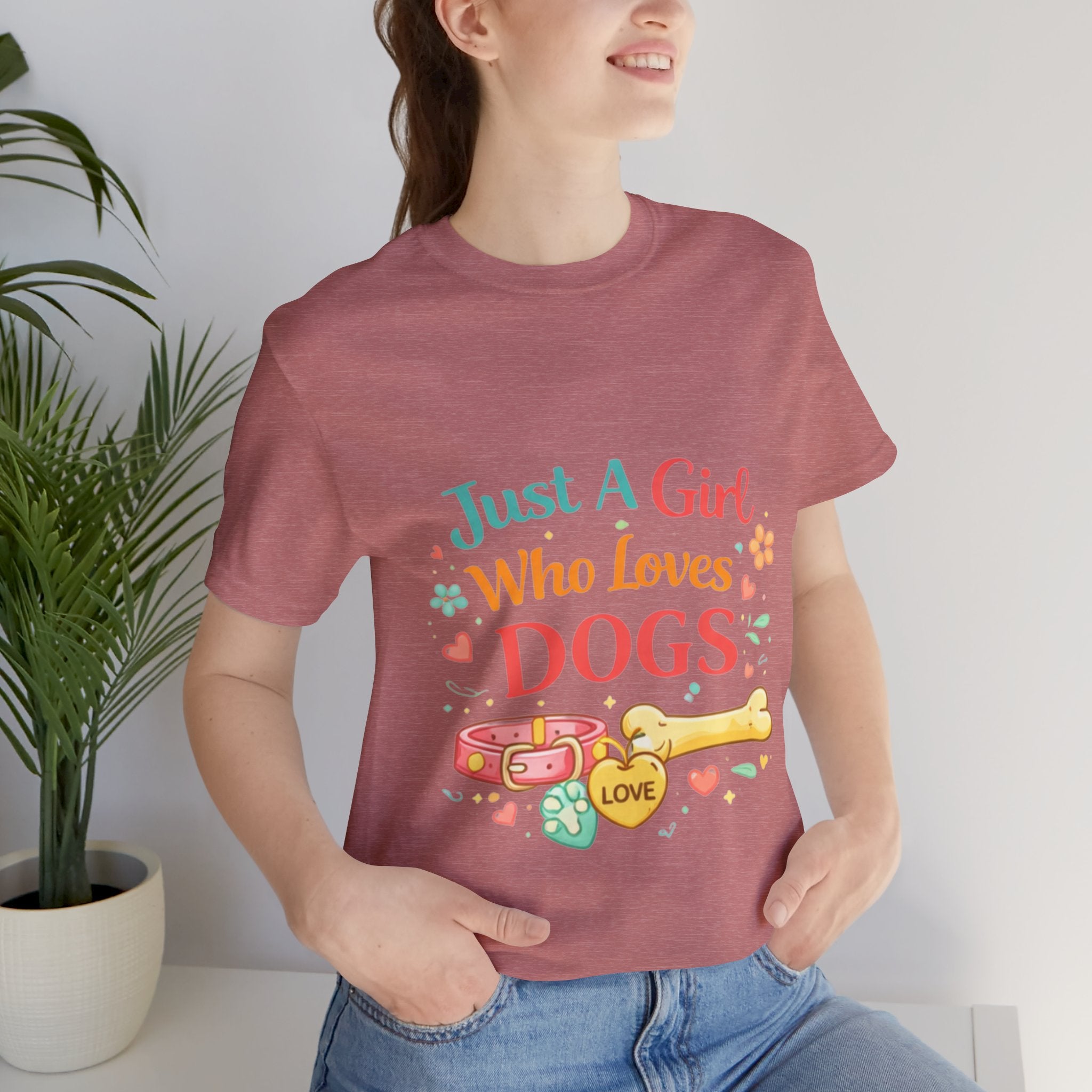 Just A Girl Who Loves Dogs T-Shirt