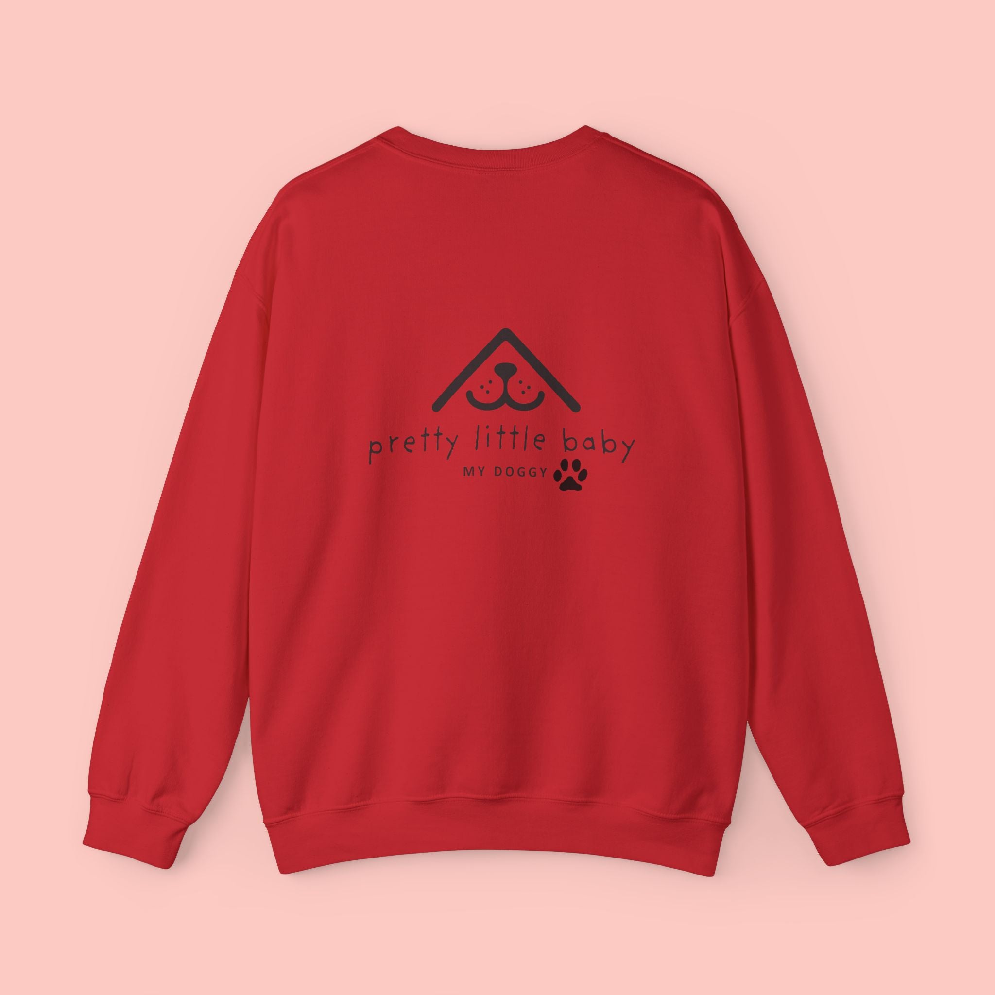 Crewneck Sweatshirt — "Pretty Little Baby" Puppy Face Design