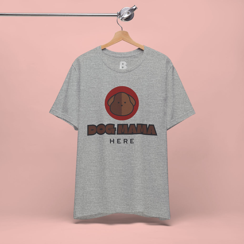 Dog Mama T-Shirt – Cute Brown Pup Graphic Tee