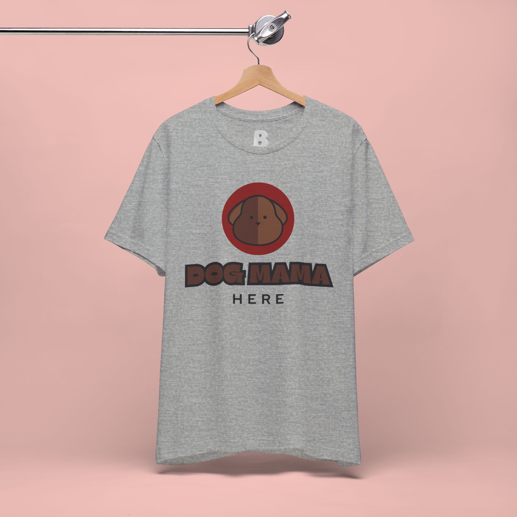 Dog Mama T-Shirt – Cute Brown Pup Graphic Tee