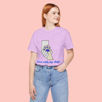 Dog Lover T-Shirt — "Love with my dog." Paw Print Graphic