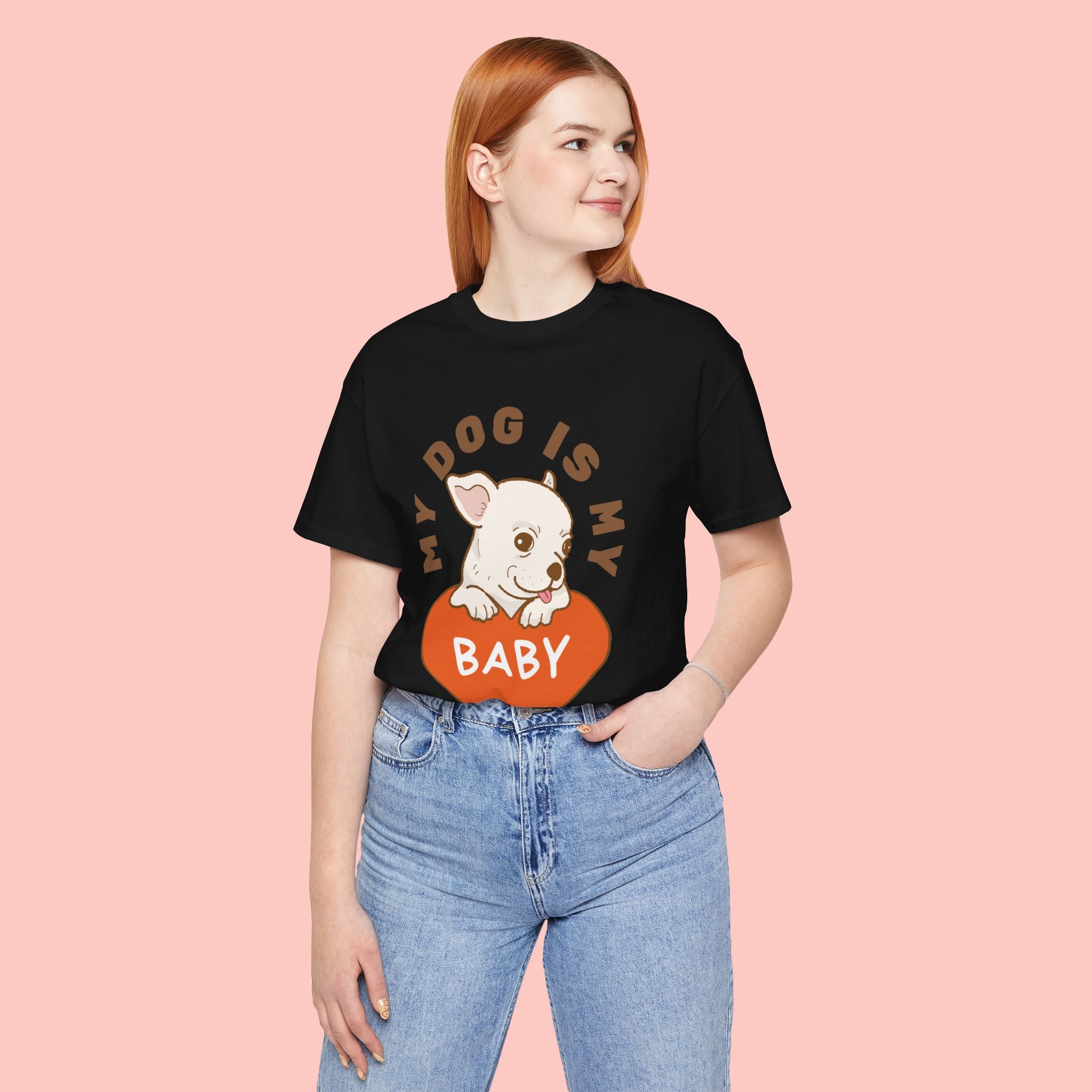 My Dog Is My Baby T-Shirt — Cute Puppy Heart Tee for Dog Lovers