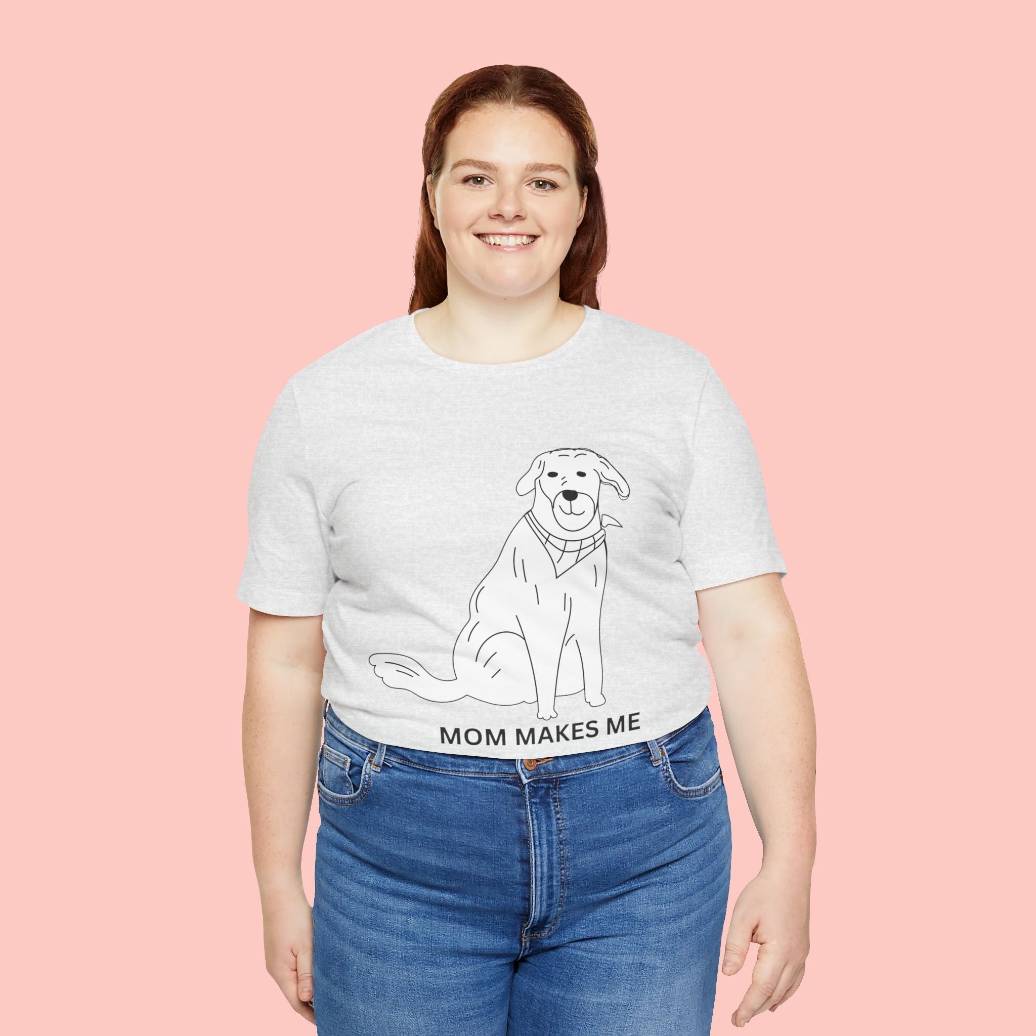 Mom Makes Me Happy Dog T-Shirt
