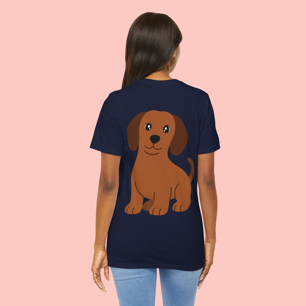 Dachshund Graphic Tee - Cute Brown Sausage Dog T-Shirt