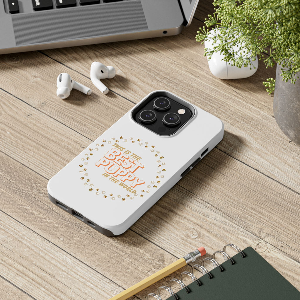 Best Puppy Phone Case — Cute Paw Print Tough Phone Case