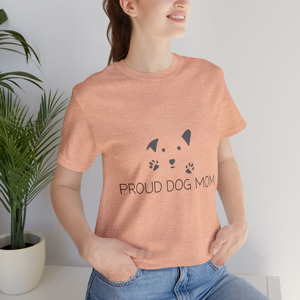 Proud Dog Mom T-Shirt — Cute Paw Print Dog Mom Tee