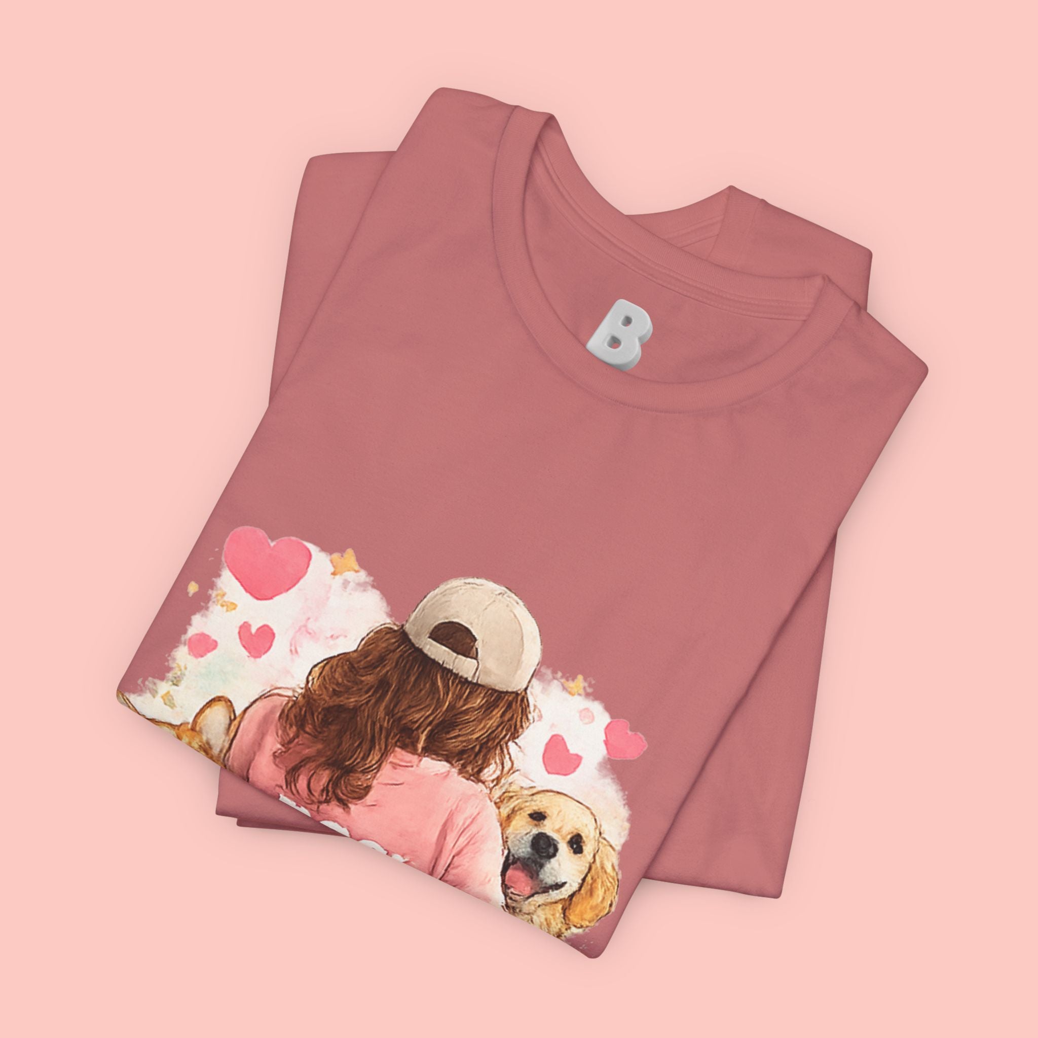 Dog Mom T-Shirt - Cute Woman with Dogs Graphic Tee