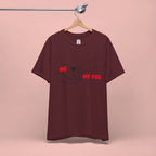 T-Shirt — "Me  My Dog" Minimalist Paw & Hand Illustration