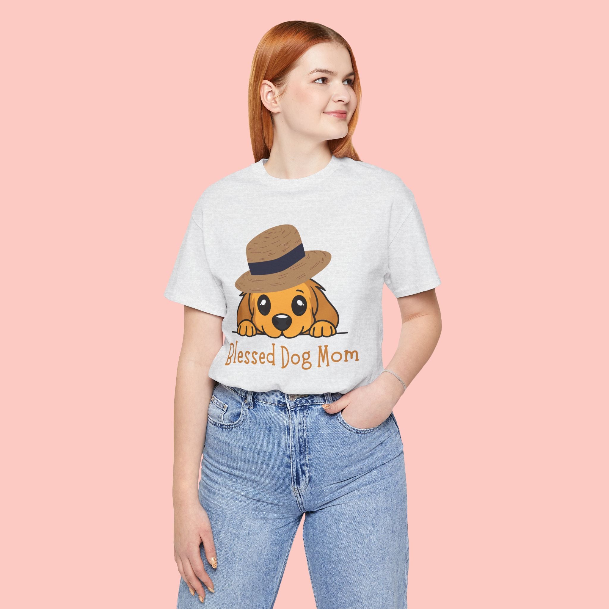 Blessed Dog Mom T-Shirt — Cute Puppy Graphic Tee for Dog Lovers
