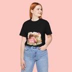 Dog Mom T-Shirt — Cute Floral Puppy Tee for Dog Lovers