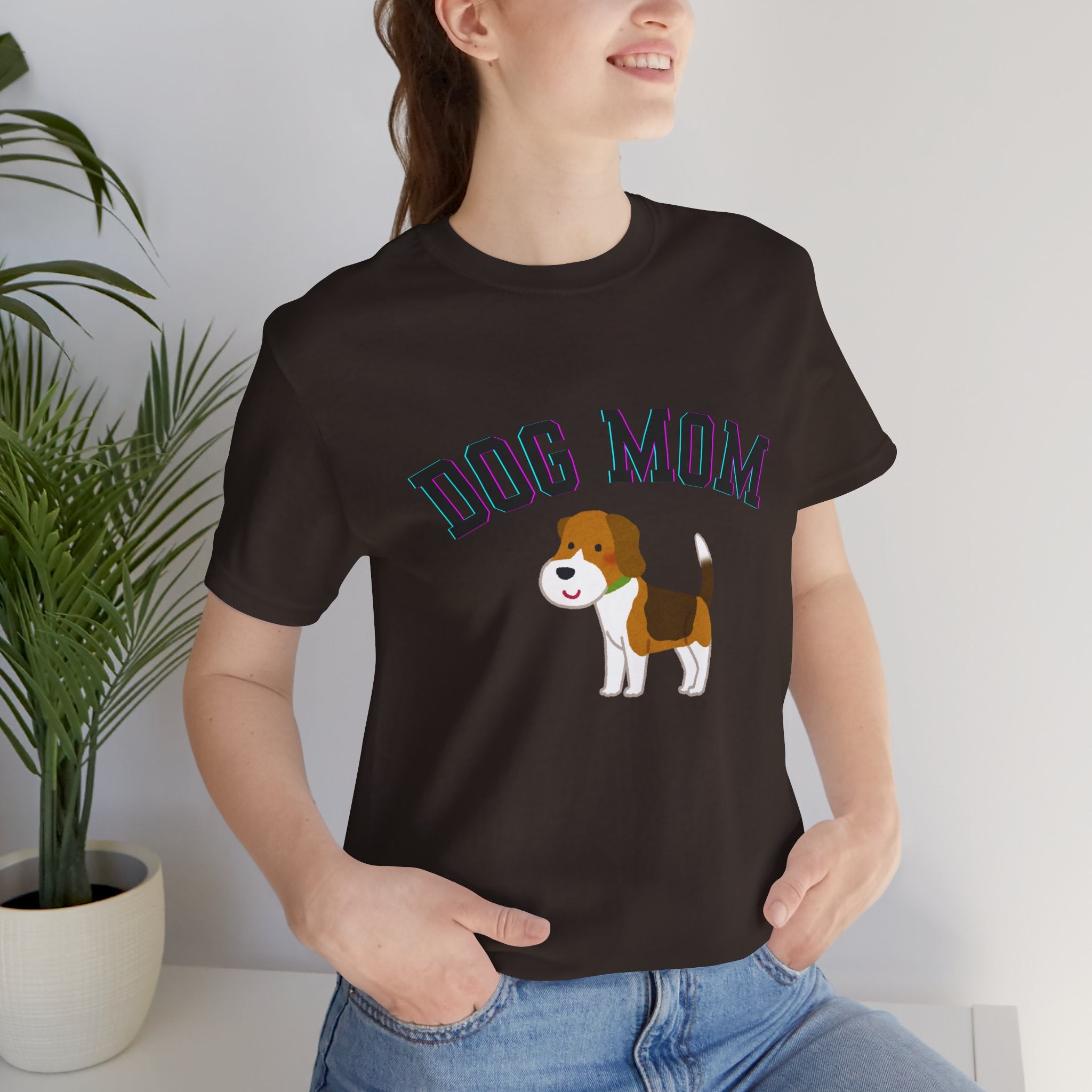 Dog Mom T-Shirt — Cute Beagle Graphic Tee for Dog Lovers