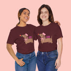Mommy’s Dachshund Tee – Cute Dog with Rose “For Mom” Shirt
