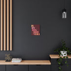 In My Dog Mom Era Matte Canvas Wall Art