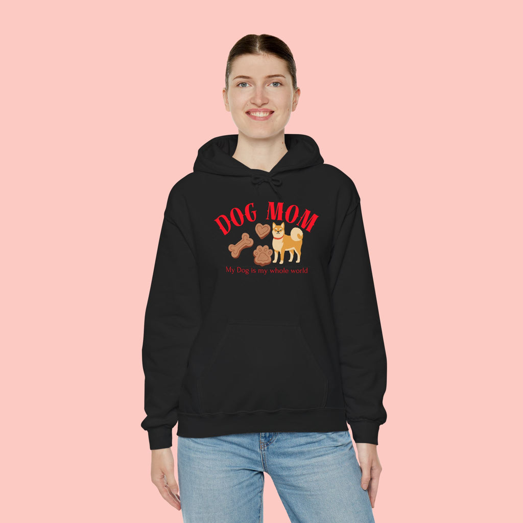 Dog Mom Hoodie – Cute Dog Paw & Bone Graphic Sweatshirt