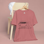 Coffee With My Dog T‑Shirt — Cute Minimalist Dog & Coffee Tee