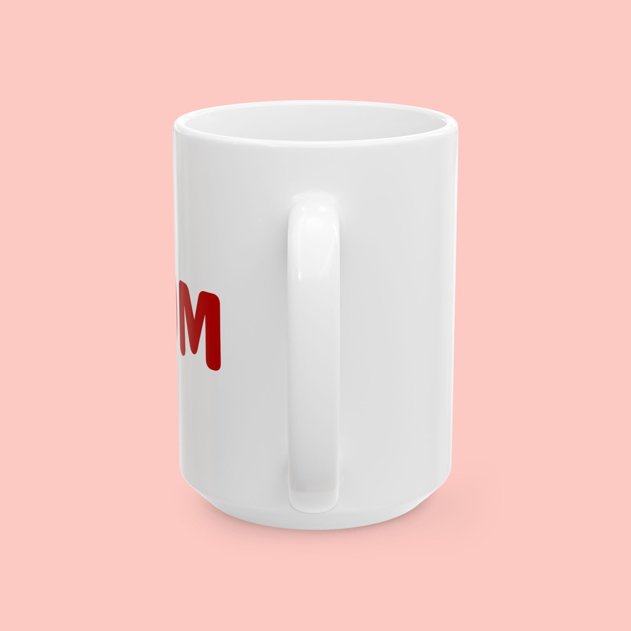 Dog Mom Ceramic Mug – Heart & Paw Print Coffee Cup (11oz/15oz)