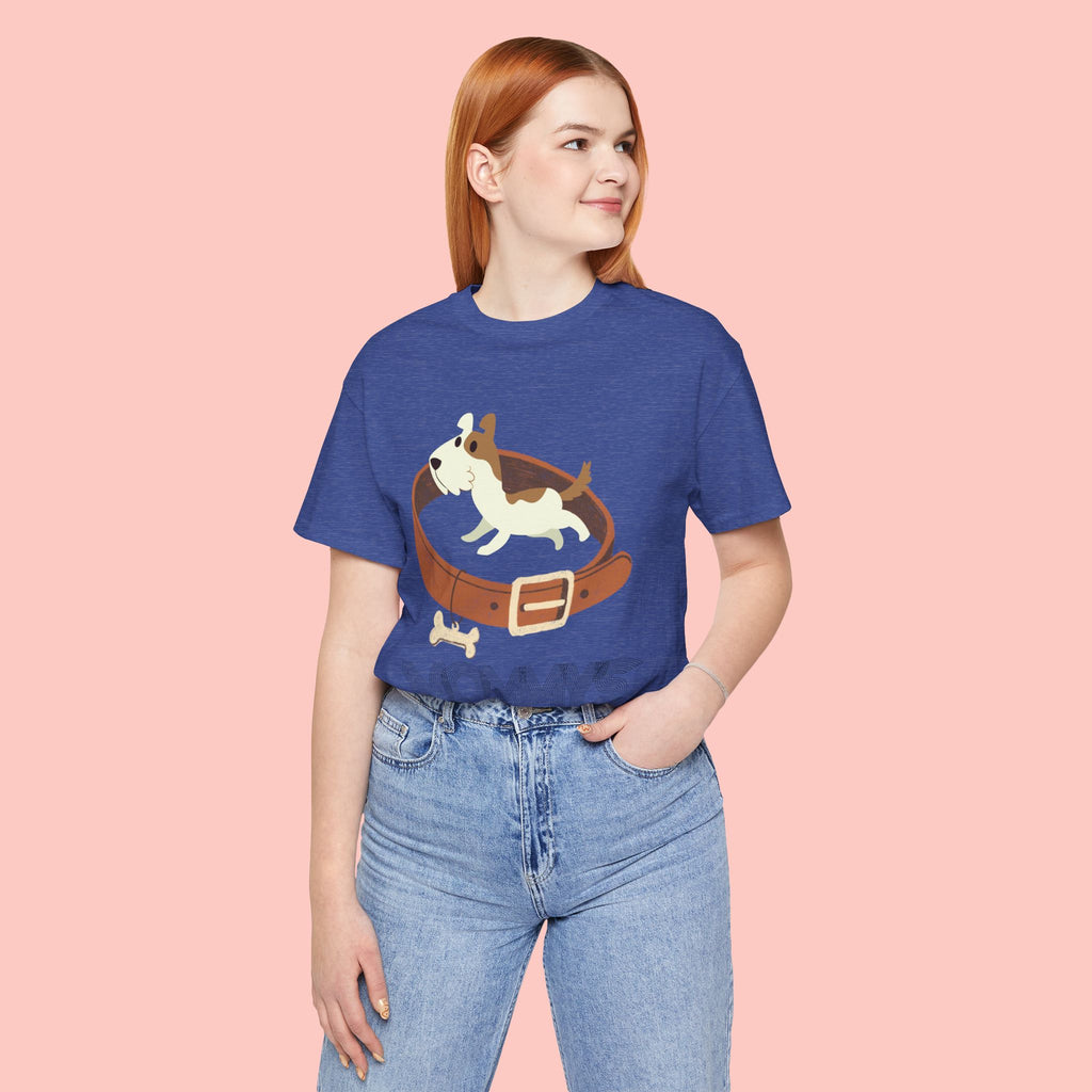 Mommy's Dog T-Shirt – Cute Puppy & Collar Graphic Tee for Dog Moms