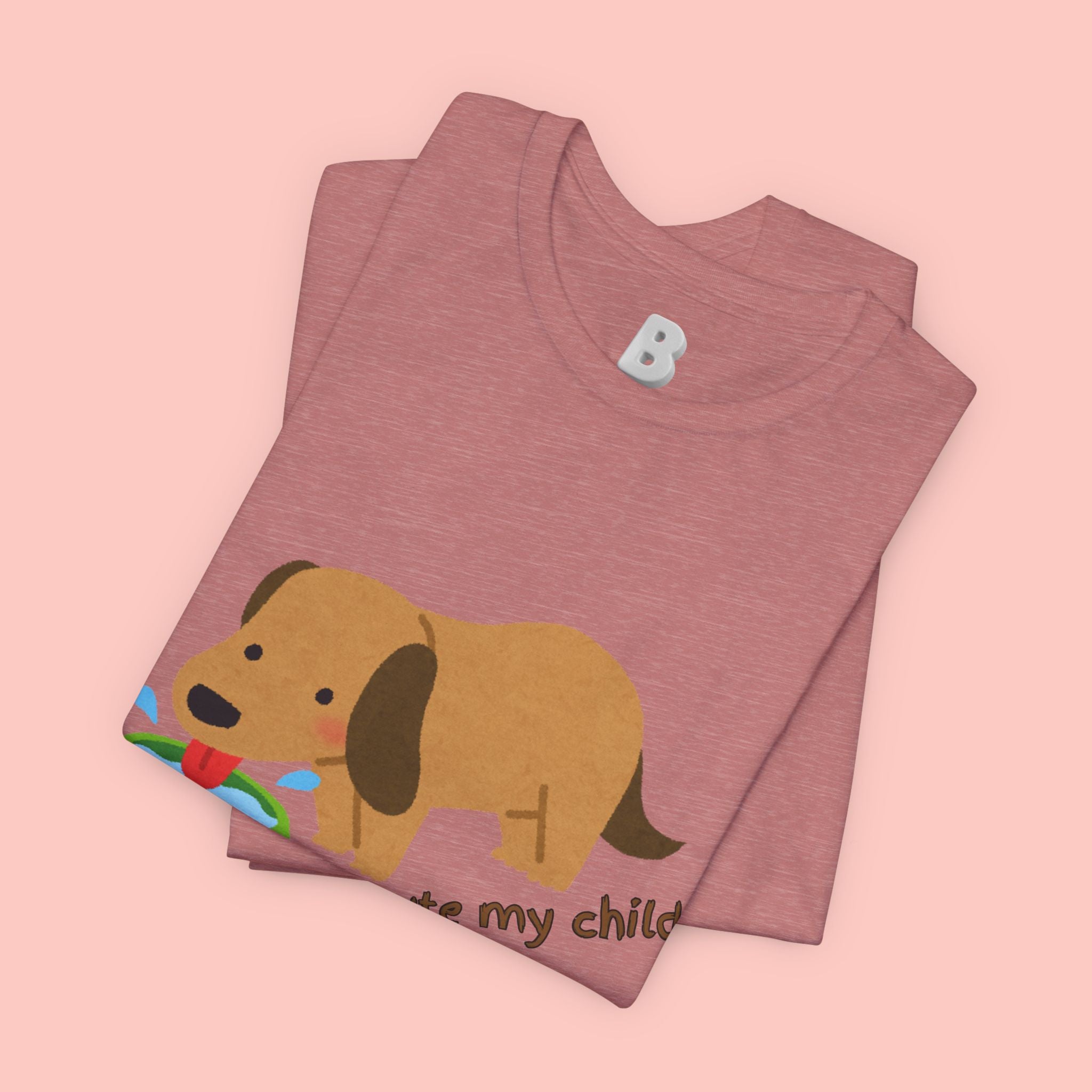 Dog T-Shirt — Cute Dachshund "how cute my child" Graphic Tee
