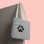 Dog Mama Paw Print Tote Bag – Cute Pet Lover Gift