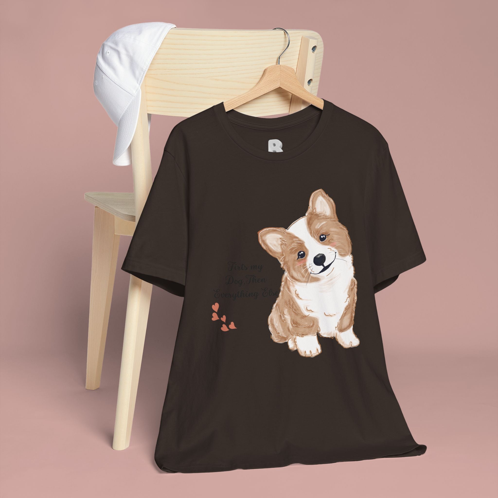 Corgi Love T-Shirt — "This my dog, then everything else" Cute Pet Tee