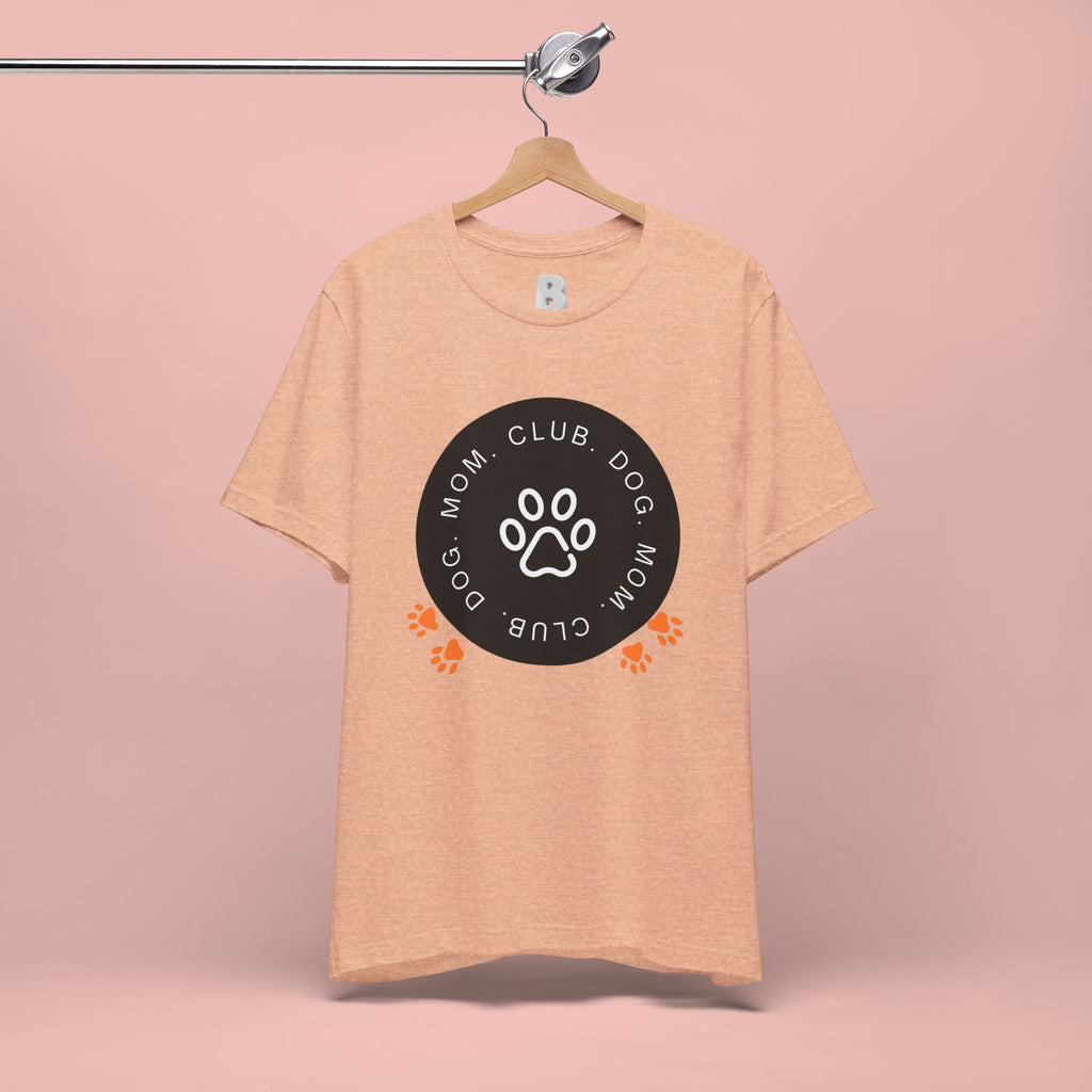 Dog Mom Club T-Shirt — Paw Print Graphic Tee for Pet Lovers