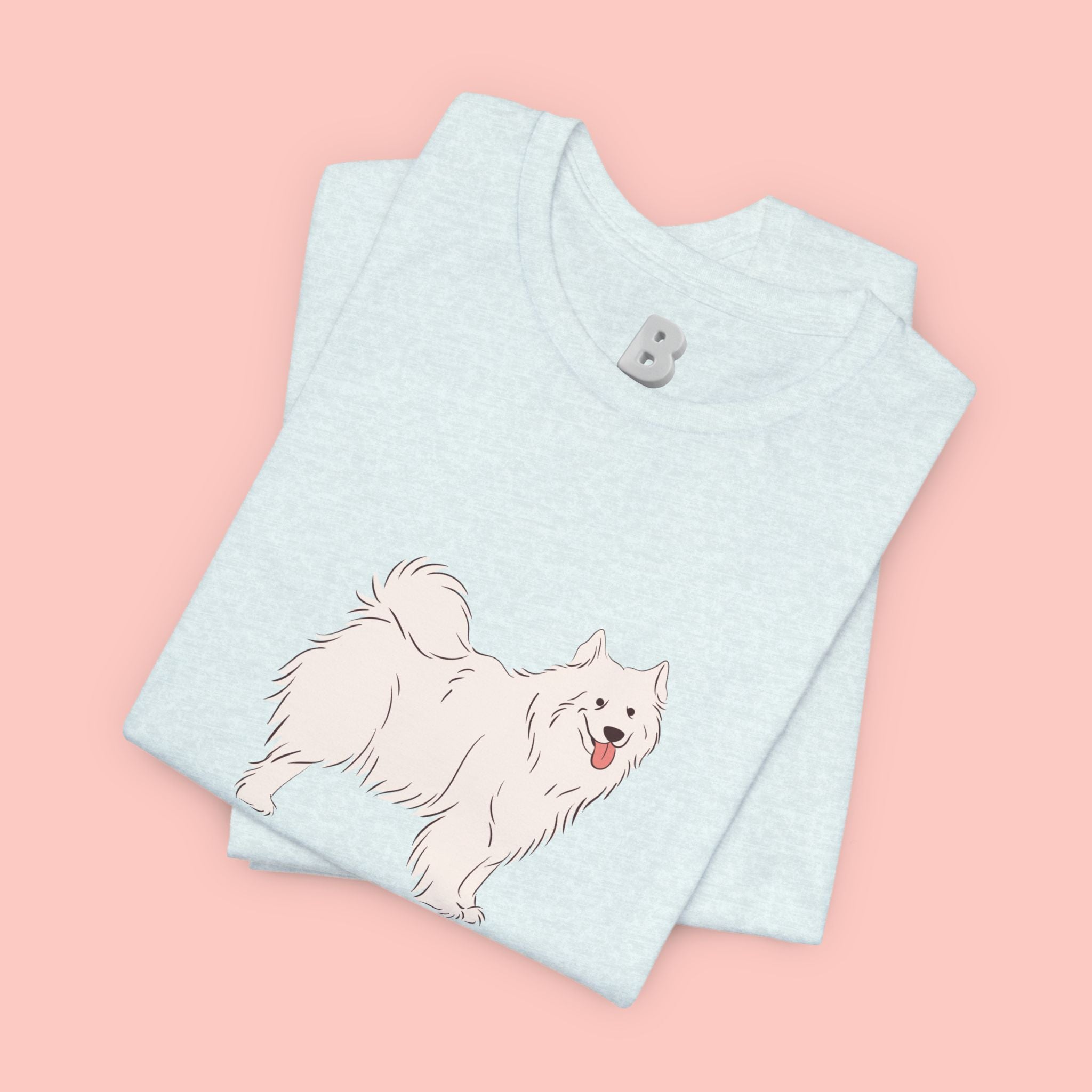 My Cute Paw Samoyed T‑Shirt — Cute Dog Graphic Tee for Pet Lovers