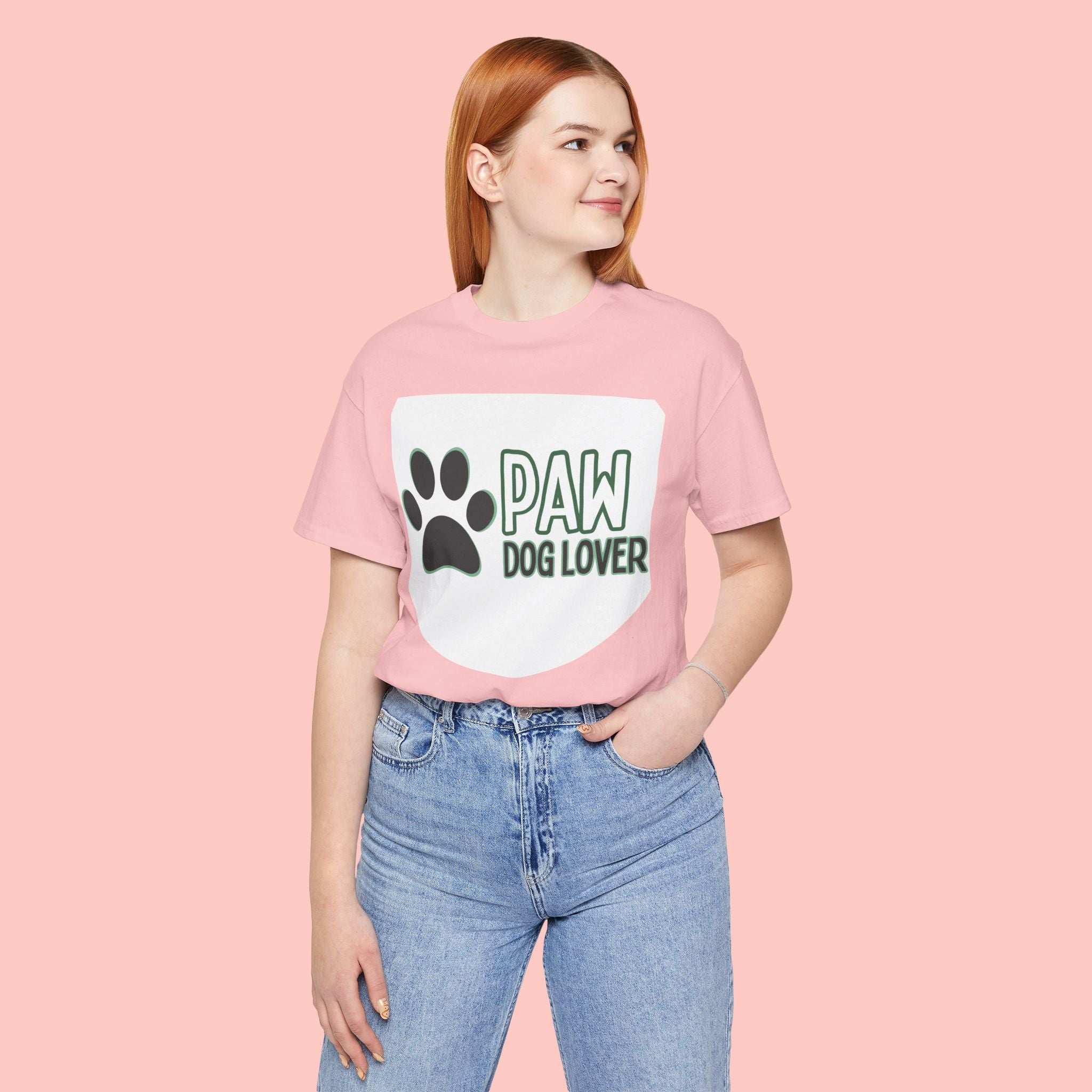 Paw Dog Lover T-Shirt — Cute Paw Print Tee for Dog Owners
