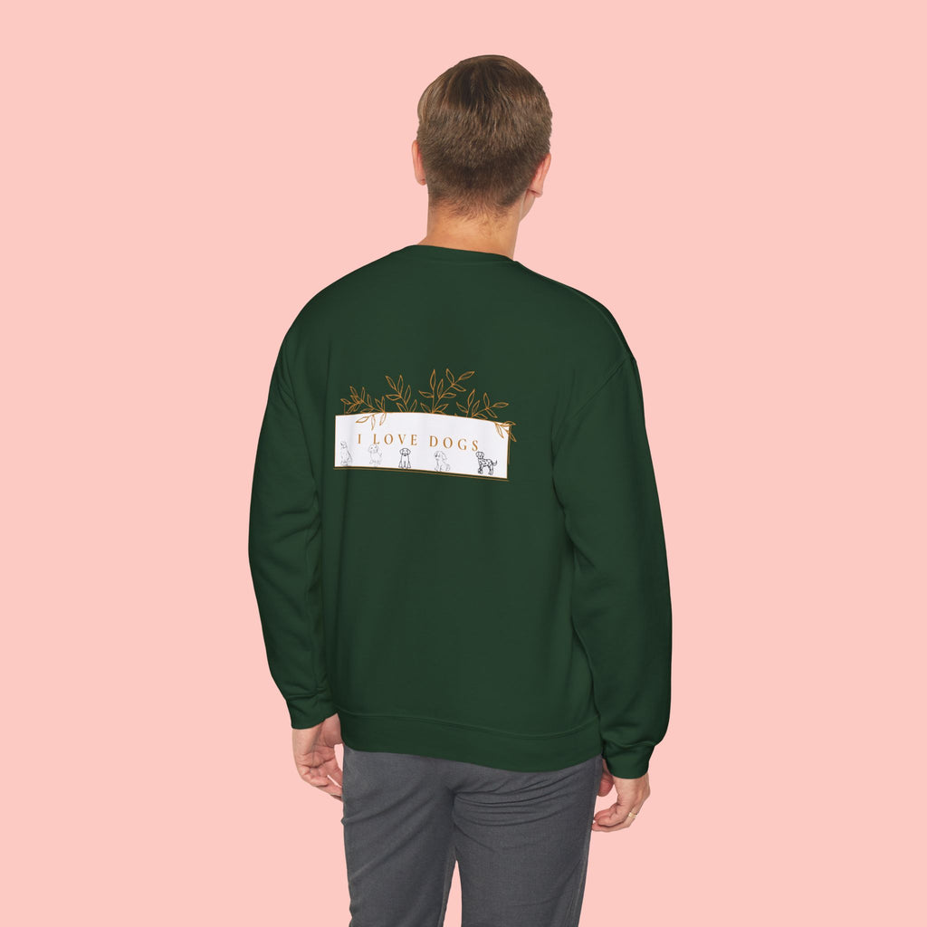 I Love Dogs Crewneck Sweatshirt