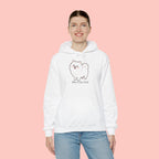 Pomeranian 'Mom's Little Child' Hoodie – Cute White Dog Graphic Pullover