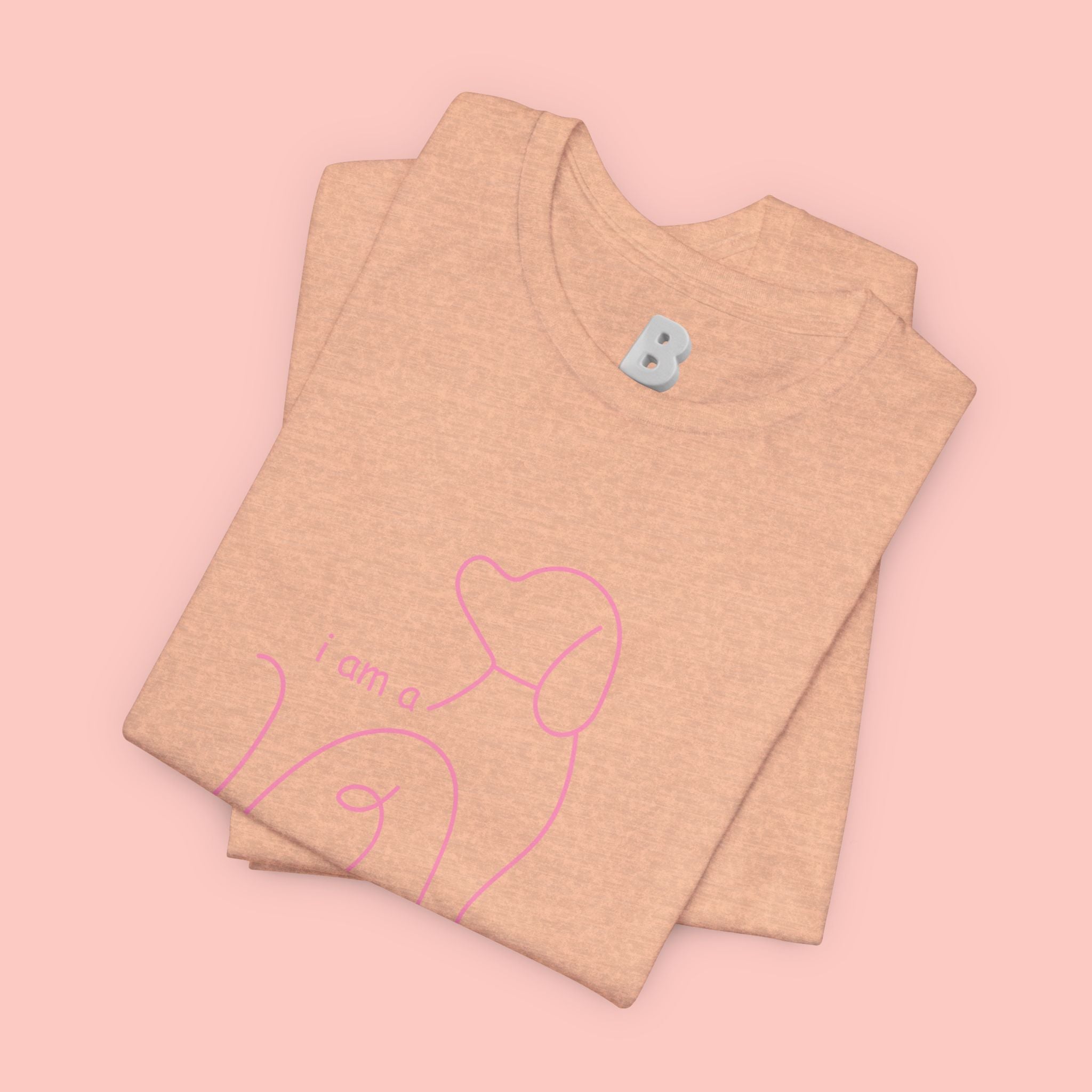 Dog Mom T‑Shirt – Minimal Pink Line Art Dog Tee