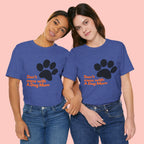 Don’t Mess With A Dog Mom T-Shirt — Paw Print Tee for Dog Lovers