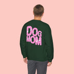 Dog Mom Sweatshirt — Cute Pink Graphic Crewneck for Pet Lovers