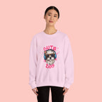 Cute Dog Sweatshirt — Cool Pup with Headphones Graphic Crewneck