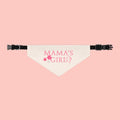 Mama’s Girl Pet Bandana Collar — Pink Floral Dog & Cat Accessory