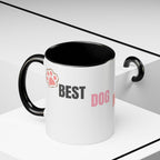 Dog Mom Coffee Mug — Best Dog Mom Ever Accent Ceramic Mug (11oz & 15oz)