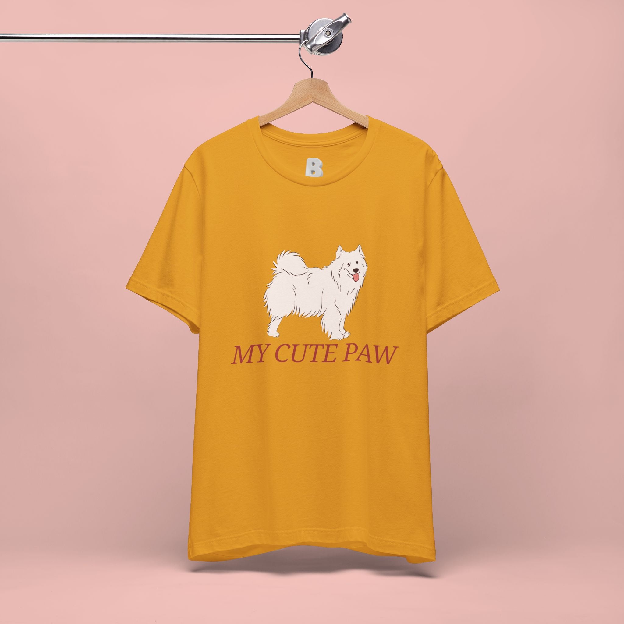 My Cute Paw Samoyed T‑Shirt — Cute Dog Graphic Tee for Pet Lovers