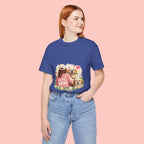 Dog Mom T-Shirt — Cute Floral Puppy Tee for Dog Lovers