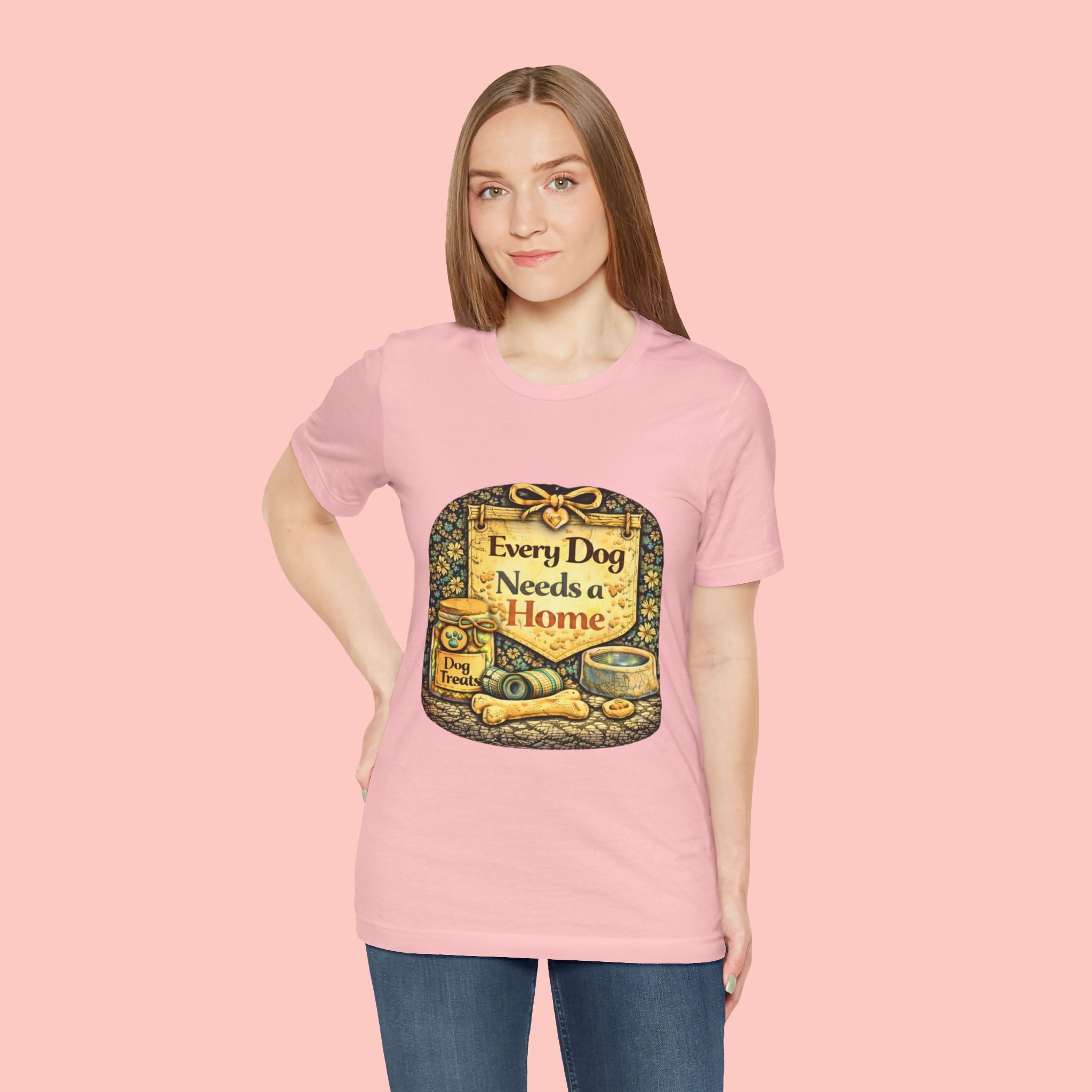 Dog Rescue Tee — "Every Dog Needs a Home" Shelter Support T-Shirt