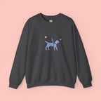 Dog Lover Crewneck Sweatshirt - "My Dog Is My Favorite Child" Graphic
