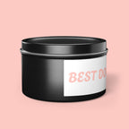 Tin Candle — "Best Dog Mom Ever" Scented Tin Candle | Gift for Dog Lovers