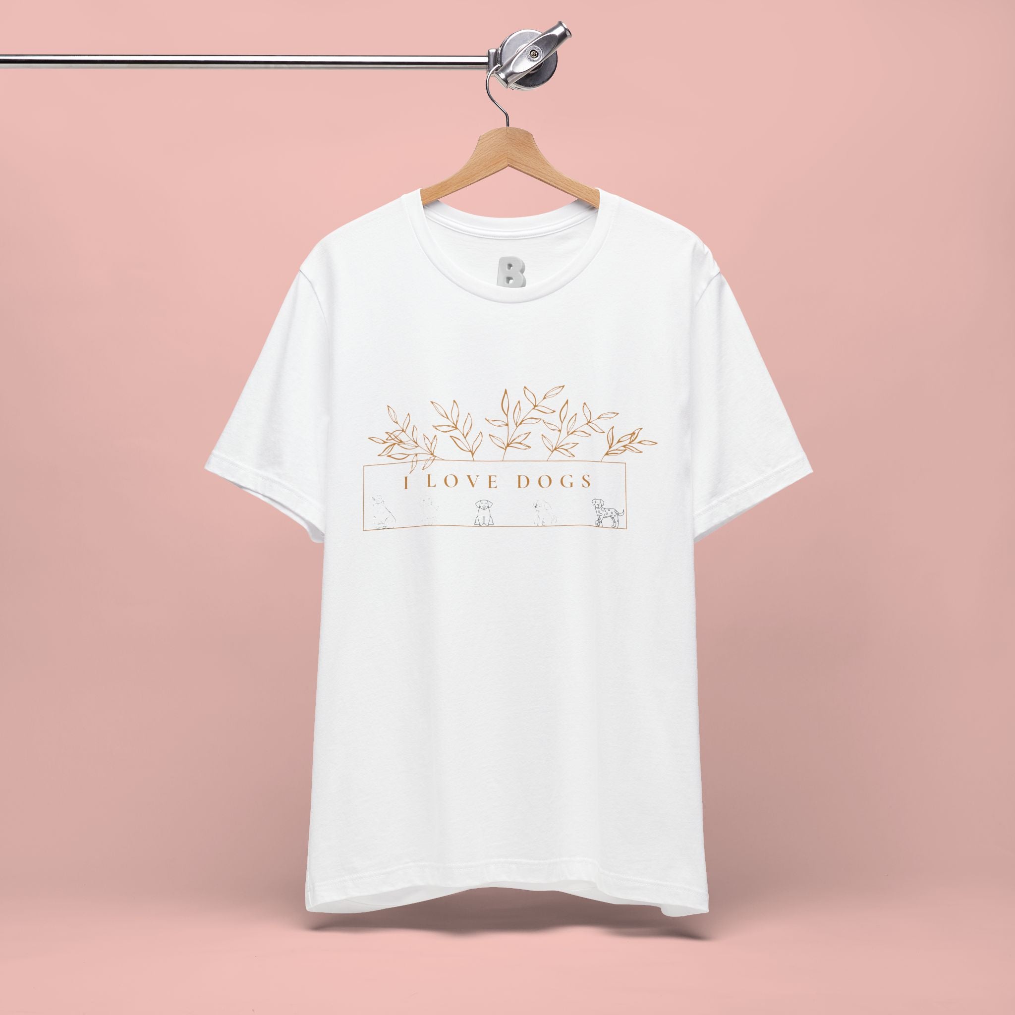 Love Dogs Floral Tee — I Love Dogs Graphic T-Shirt