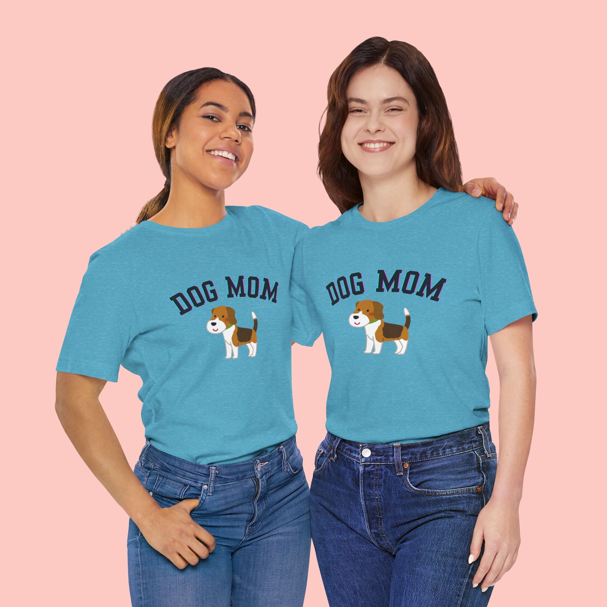 Dog Mom T-Shirt — Cute Beagle Graphic Tee for Dog Lovers