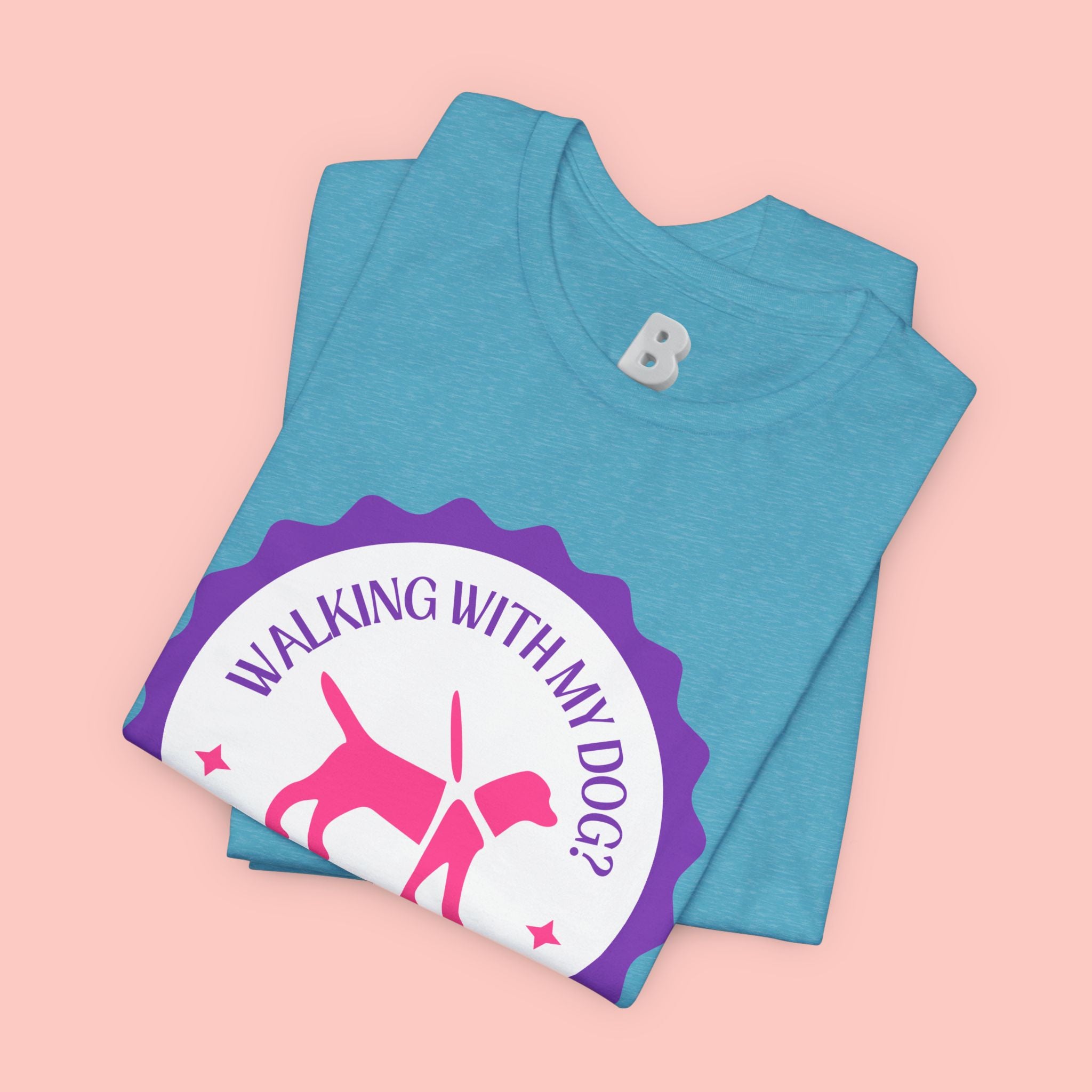 Walking With My Dogs T‑Shirt — "Can't Say No" Dog Lover Tee