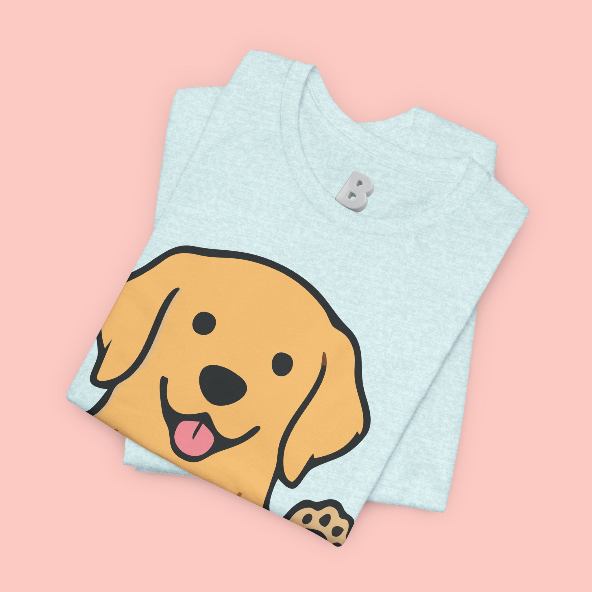 Love Your Dog Tee — Cute Golden Retriever Graphic T-Shirt