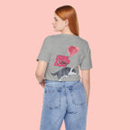 Kiss Your Dog Tee — Corgi Heart Balloon Graphic T-Shirt
