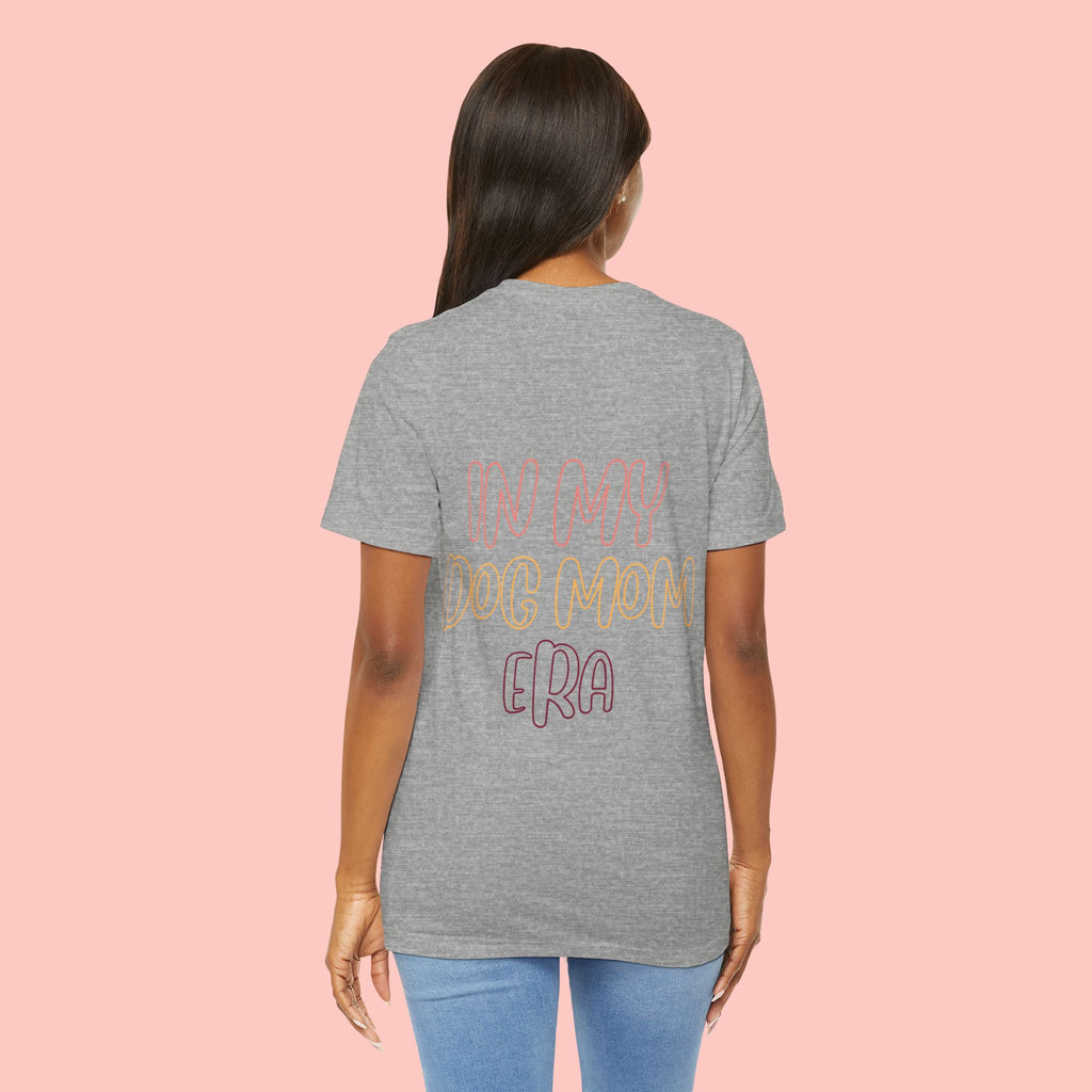 Dog Mom Tee — "In My Dog Mom Era" Cute Pastel Graphic T-Shirt