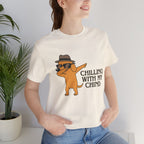 Chilling With My Chind T-Shirt — Funny Dabbing Cat Graphic Tee