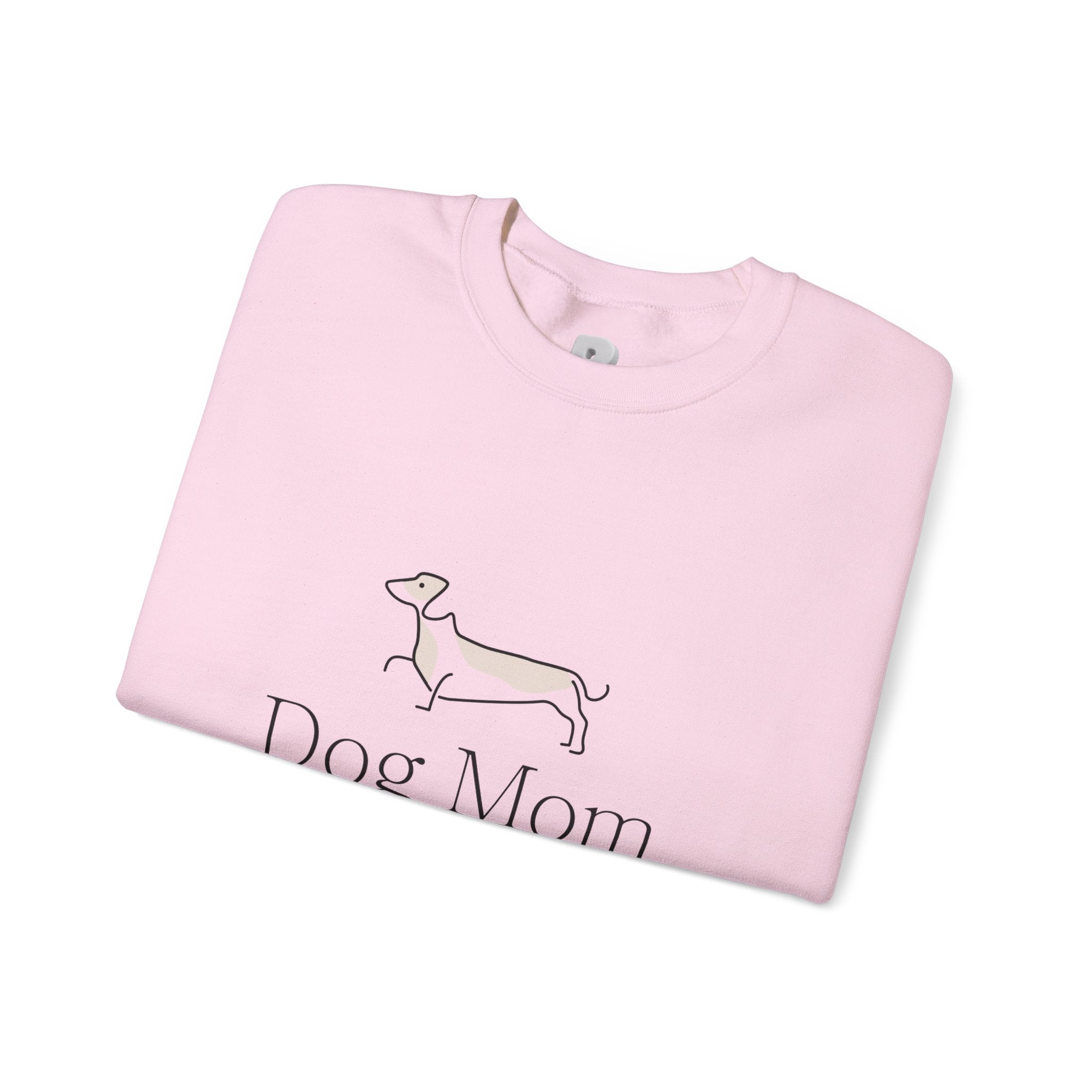 Dog Mom Crewneck Sweatshirt – "Dog Mom is a Lifestyle, Not Hobby" Cozy Pullover