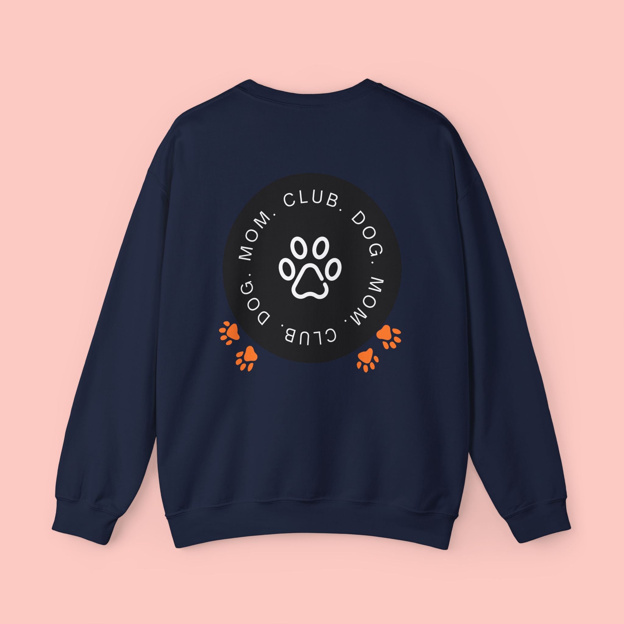 Dog Mom Club Sweatshirt — Paw Print Crewneck